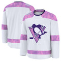 Custom White 2024 PIT Hockey Shirt Top