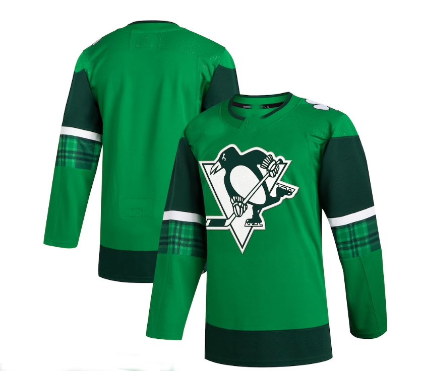 Custom Green 2023 PIT Hockey Shirt Top