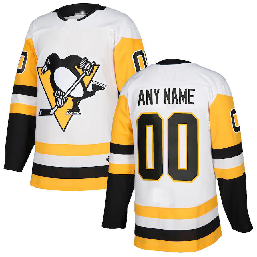 Custom White PIT Hockey Shirt Top
