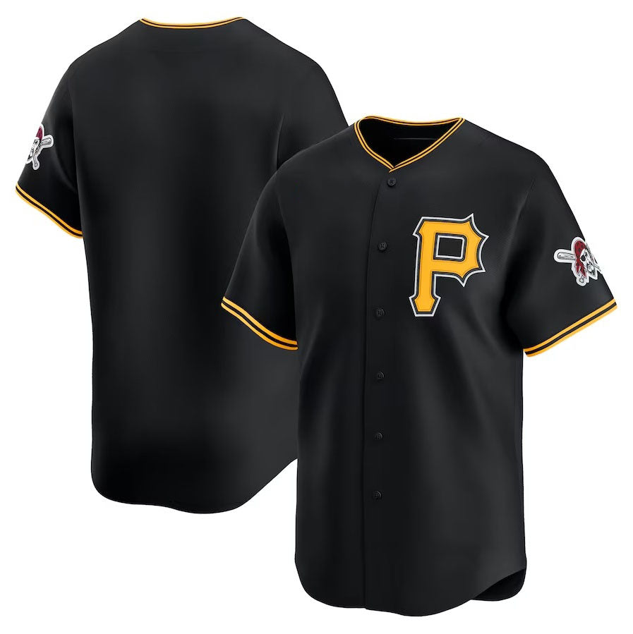 Custom Black PIT Baseball Shirt Top