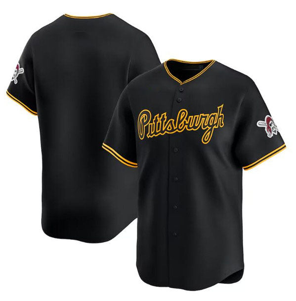 Custom Black PIT Baseball Shirt Top