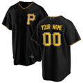 Custom Black PIT Baseball Shirt Top