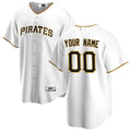 Custom White PIT Baseball Shirt Top