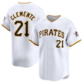 Custom #21 White PIT Baseball Shirt Top