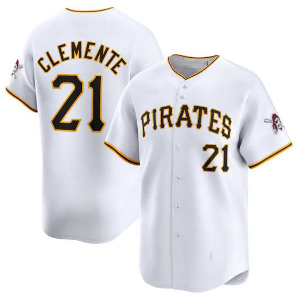 Custom #21 White PIT Baseball Shirt Top