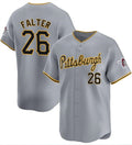 Custom #26 Gray PIT Baseball Shirt Top