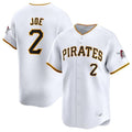 Custom #2 White PIT Baseball Shirt Top