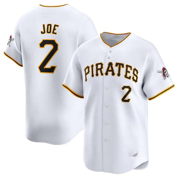 Custom #2 White PIT Baseball Shirt Top