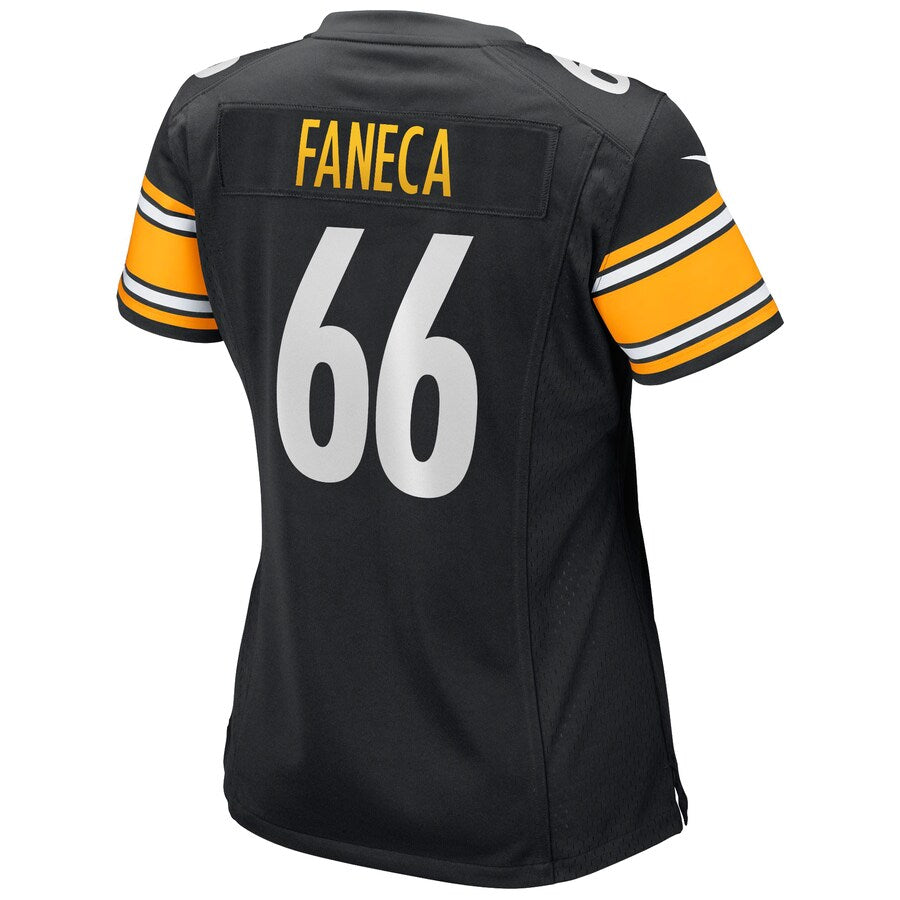 Custom #66 Black PIT Football Shirt Top
