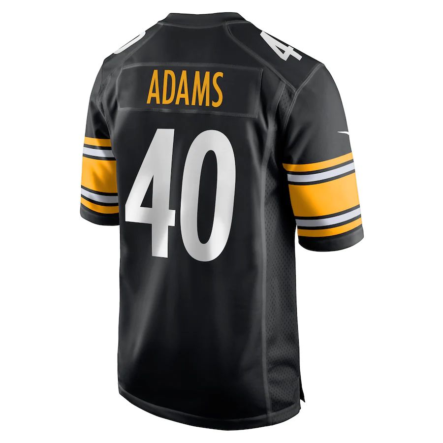 Custom #40 Black PIT Football Shirt Top