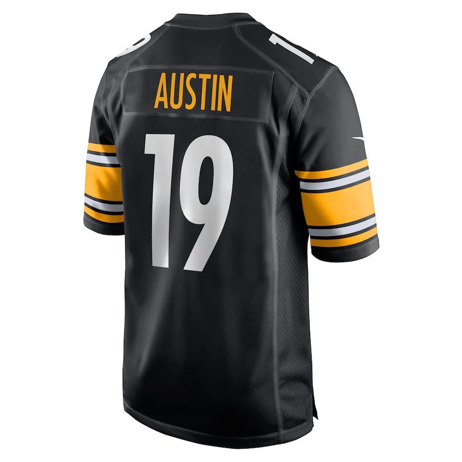 Custom #19 Black PIT Football Shirt Top