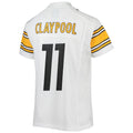 Custom #11 White PIT Football Shirt Top