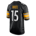 Custom #15 Black PIT Football Shirt Top