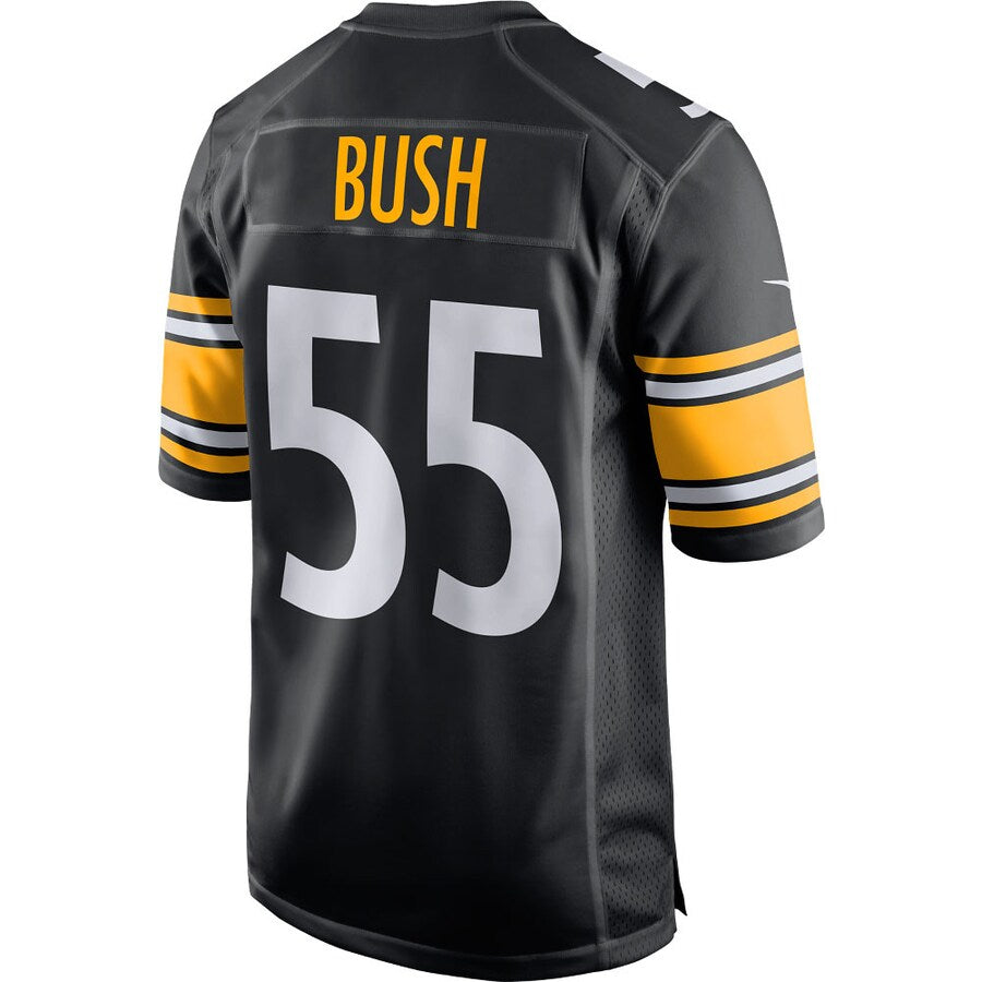 Custom #55 Black PIT Football Shirt Top