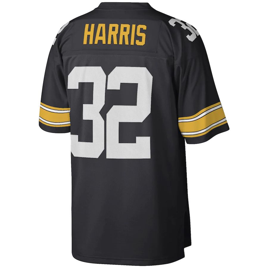Custom #32 Black PIT Football Shirt Top