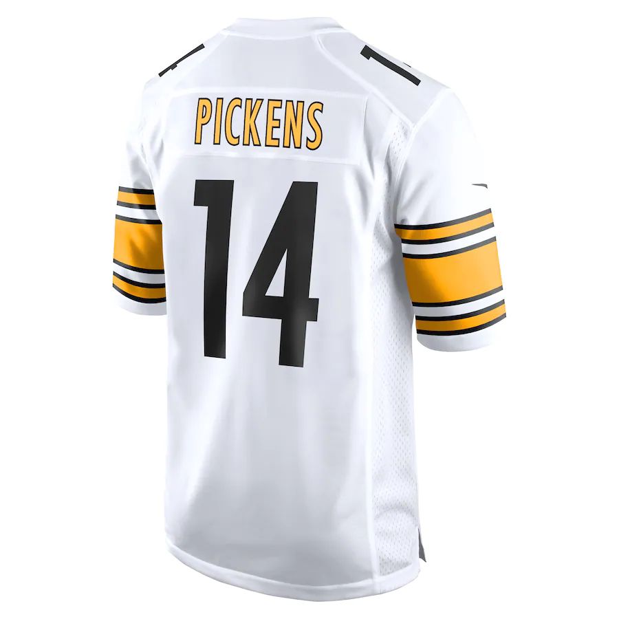 Custom #14 White PIT Football Shirt Top