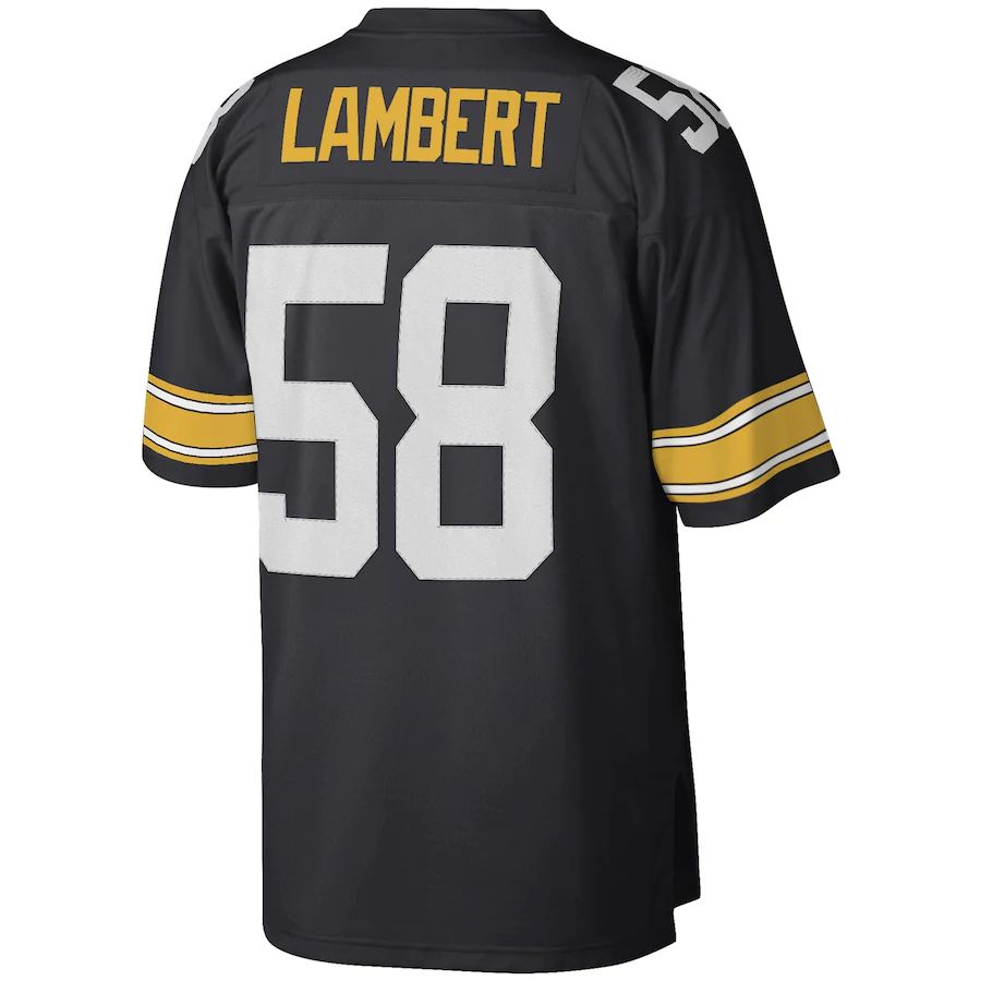 Custom #58 Black PIT Football Shirt Top