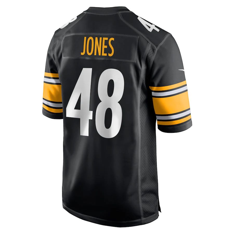 Custom #48 Black PIT Football Shirt Top