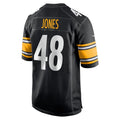 Custom #48 Black PIT Football Shirt Top