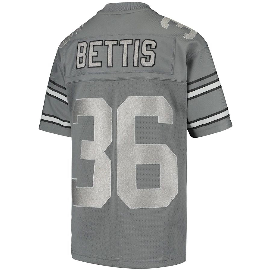 Custom #36 Charcoal 1996 PIT Football Shirt Top