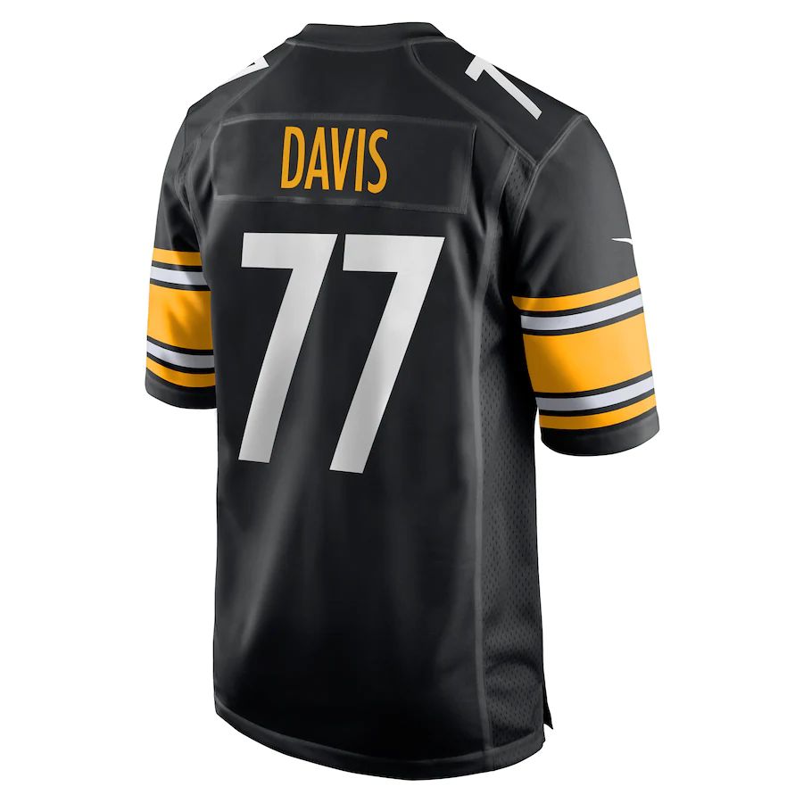 Custom #77 Black PIT Football Shirt Top
