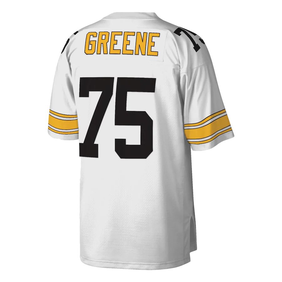 Custom #75 White PIT Football Shirt Top