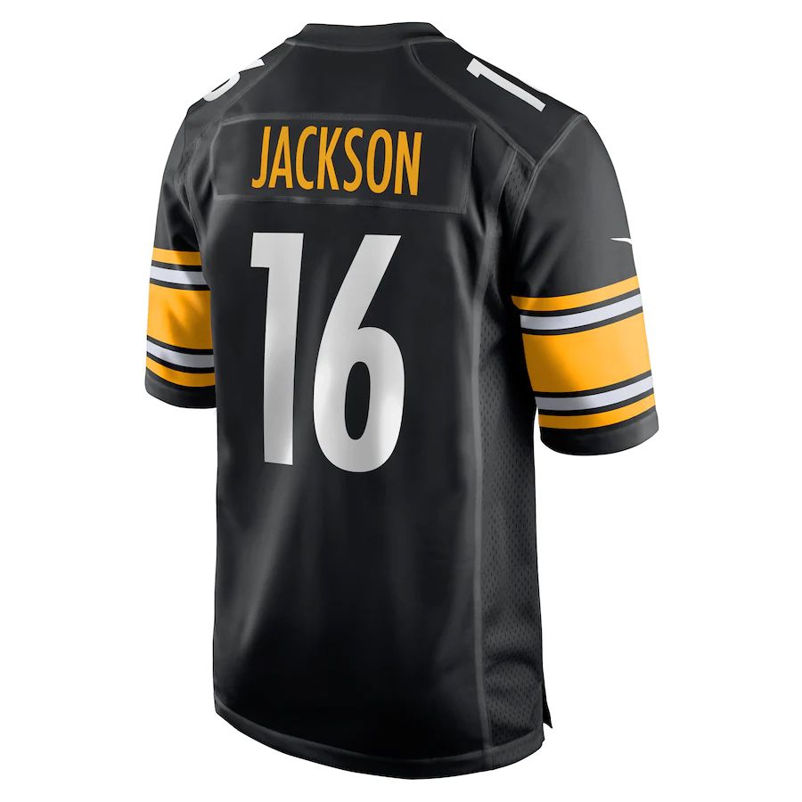 Custom #16 Black PIT Football Shirt Top