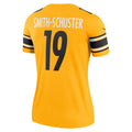 Custom #19 Gold PIT Football Shirt Top