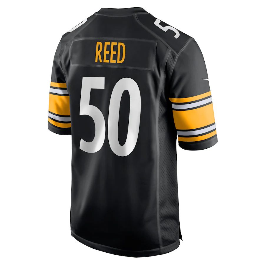 Custom #50 Black PIT Football Shirt Top