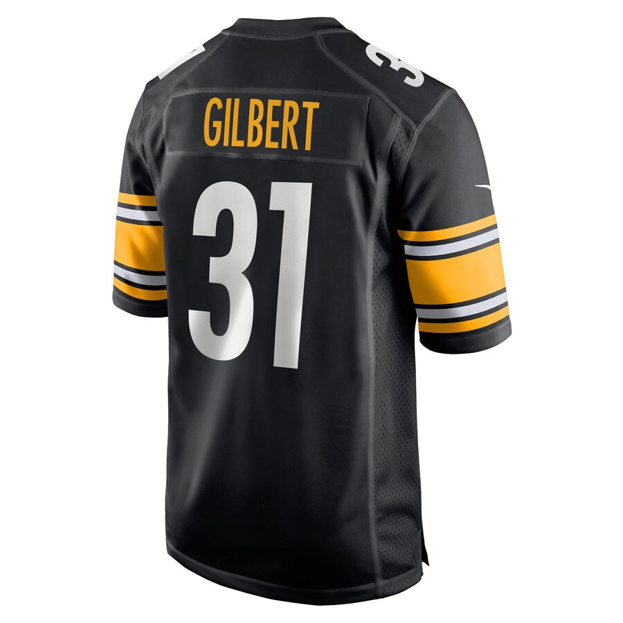 Custom #31 Black PIT Football Shirt Top