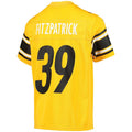 Custom #39 Gold PIT Football Shirt Top