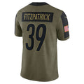 Custom #39 Olive 2021 PIT Football Shirt Top