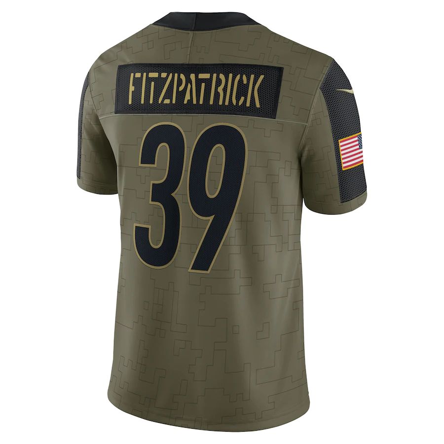 Custom #39 Olive 2021 PIT Football Shirt Top