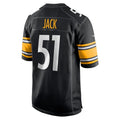 Custom #51 Black PIT Football Shirt Top