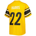 Custom #22 Gold PIT Football Shirt Top