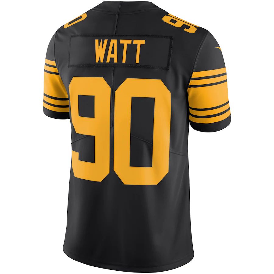 Custom #90 Black PIT Football Shirt Top