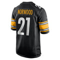 Custom #21 Black PIT Football Shirt Top