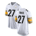 Custom #27 White PIT Football Shirt Top