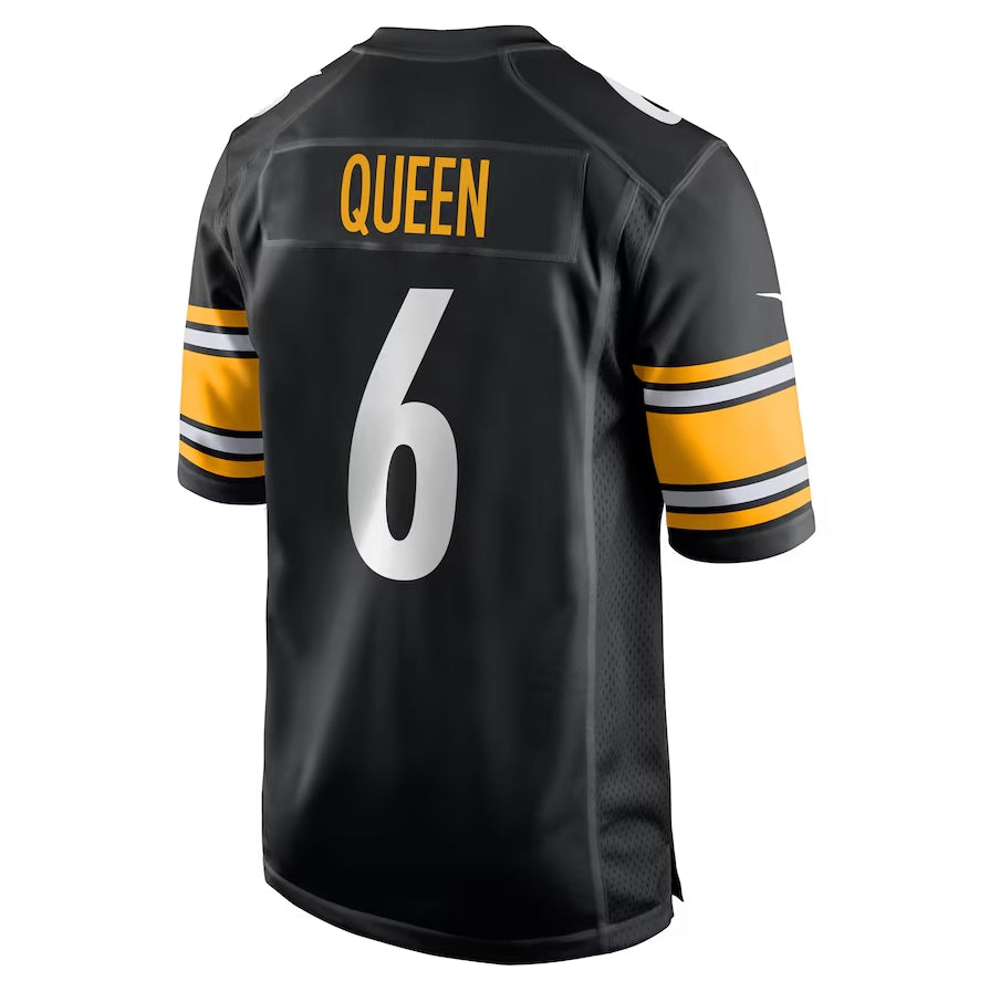 Custom #6 Black PIT Football Shirt Top