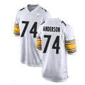 Custom #74 White PIT Football Shirt Top