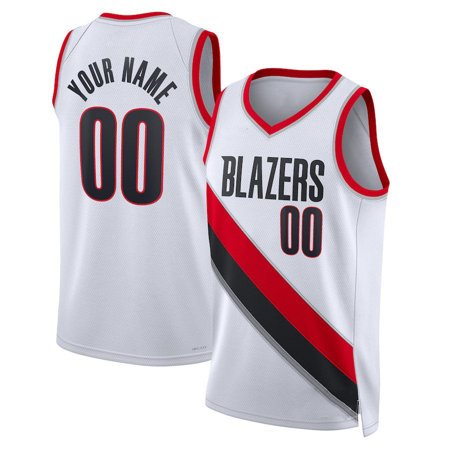 Custom #23 White 2022 POR Basketball Shirt Top