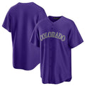 Custom Purple COL Baseball Shirt Top