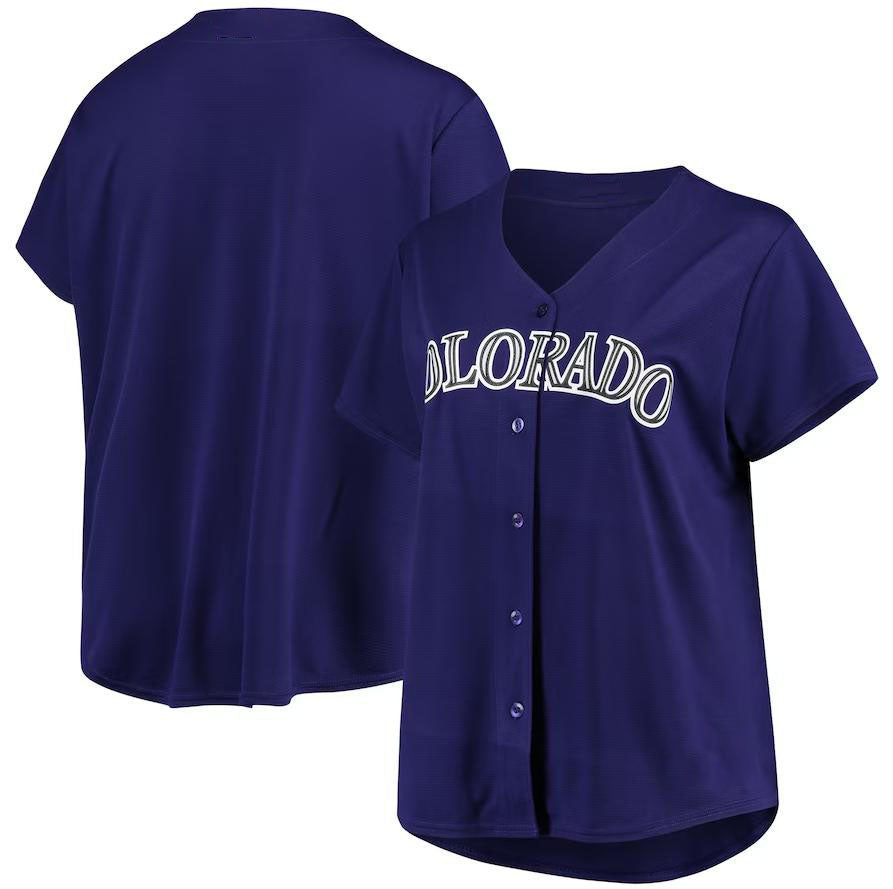 Custom Purple COL Baseball Shirt Top