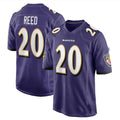 Custom #20 Purple BAL Football Shirt Top