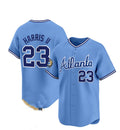 Custom #23 Blue ATL Baseball Shirt Top