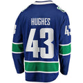 Custom #43 Blue VAN Hockey Shirt Top