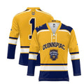 Custom Gold 2023 FLA Hockey Shirt Top