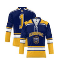 Custom #1 Gold 2023 FLA Hockey Shirt Top