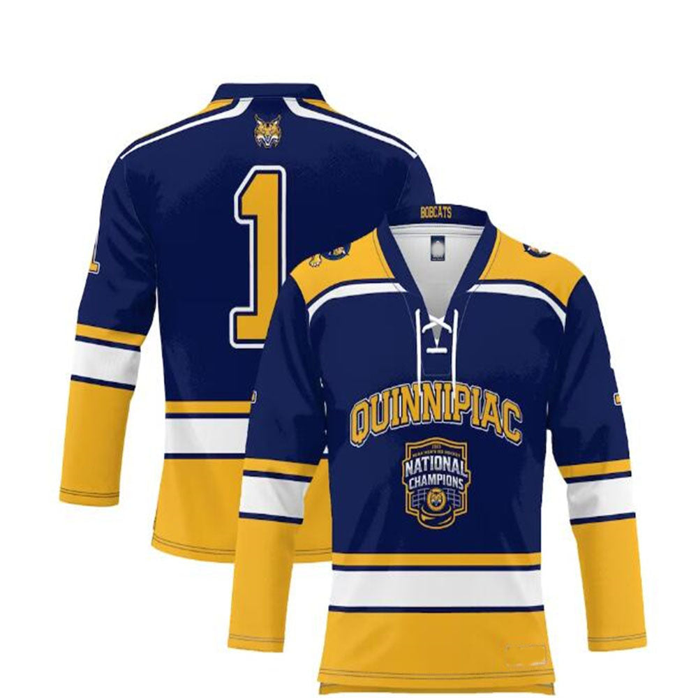 Custom #1 Gold 2023 FLA Hockey Shirt Top