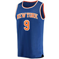 Custom #9 Blue NYK Basketball Shirt Top